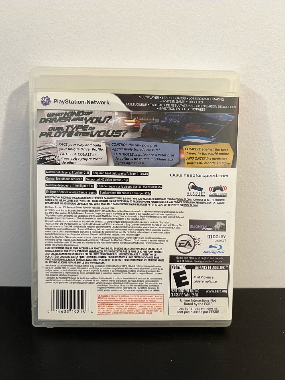 Need for Speed Shift PS3 PlayStation 3 Racing Game Tested Working - Picture 3 of 5